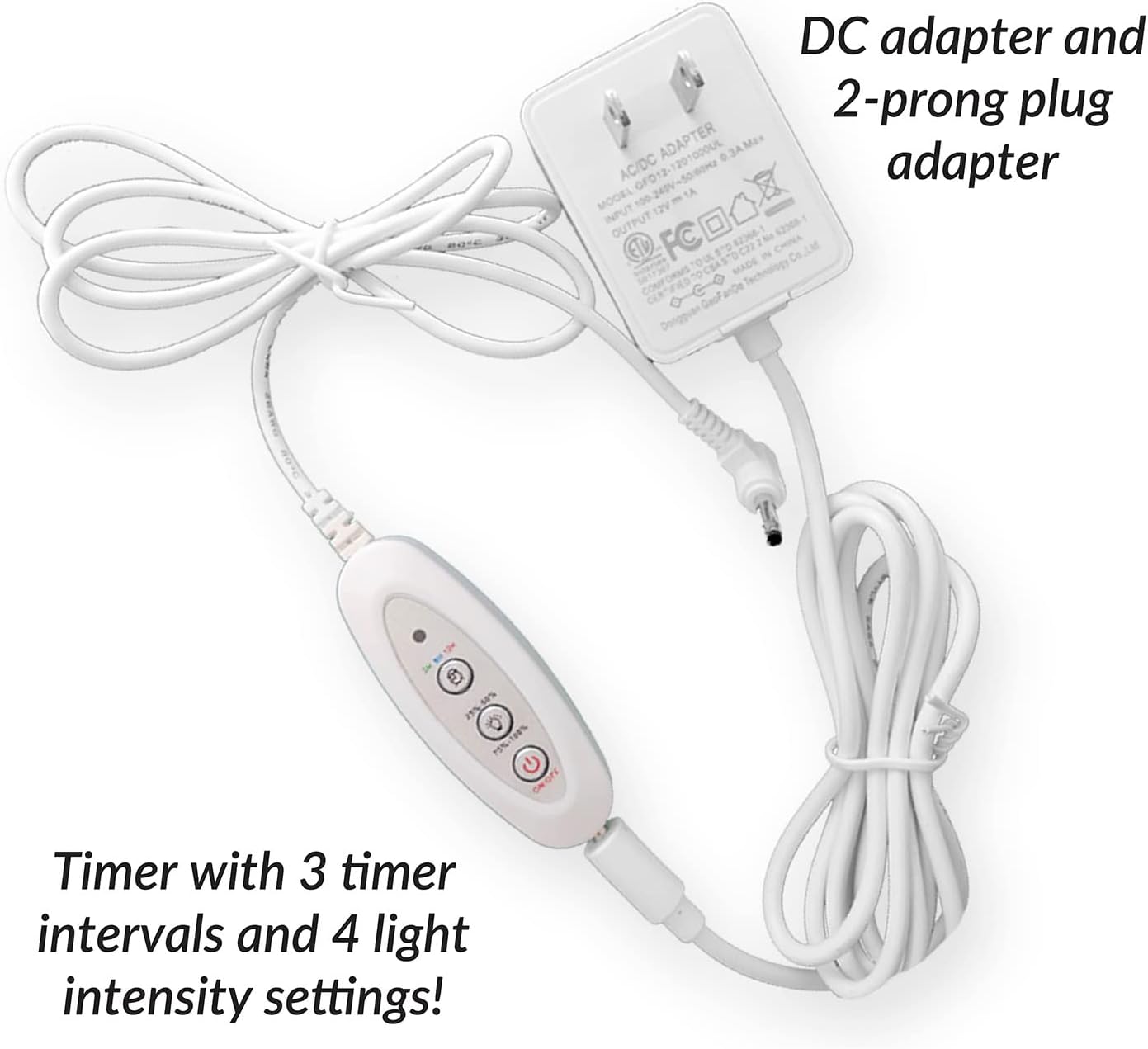 Versatile Indoor Stainless Steel LED Grow Light with Timer