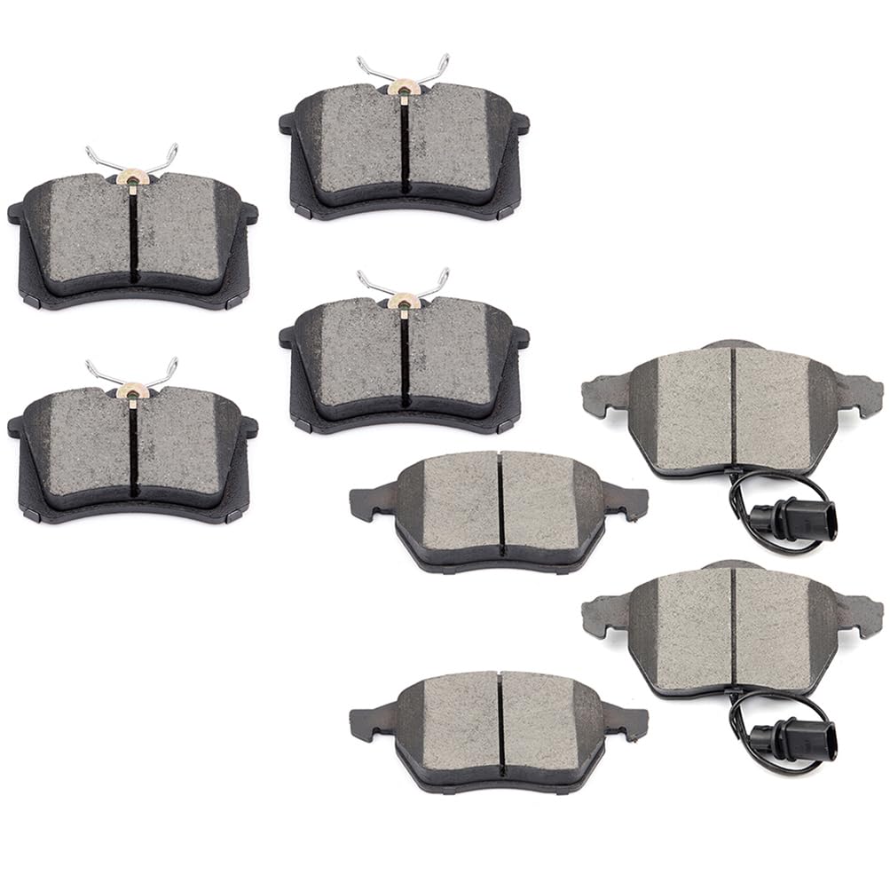 cciyu D840 D340 Brake Pads w/Hardware Front Rear Disc Brake Pad Set