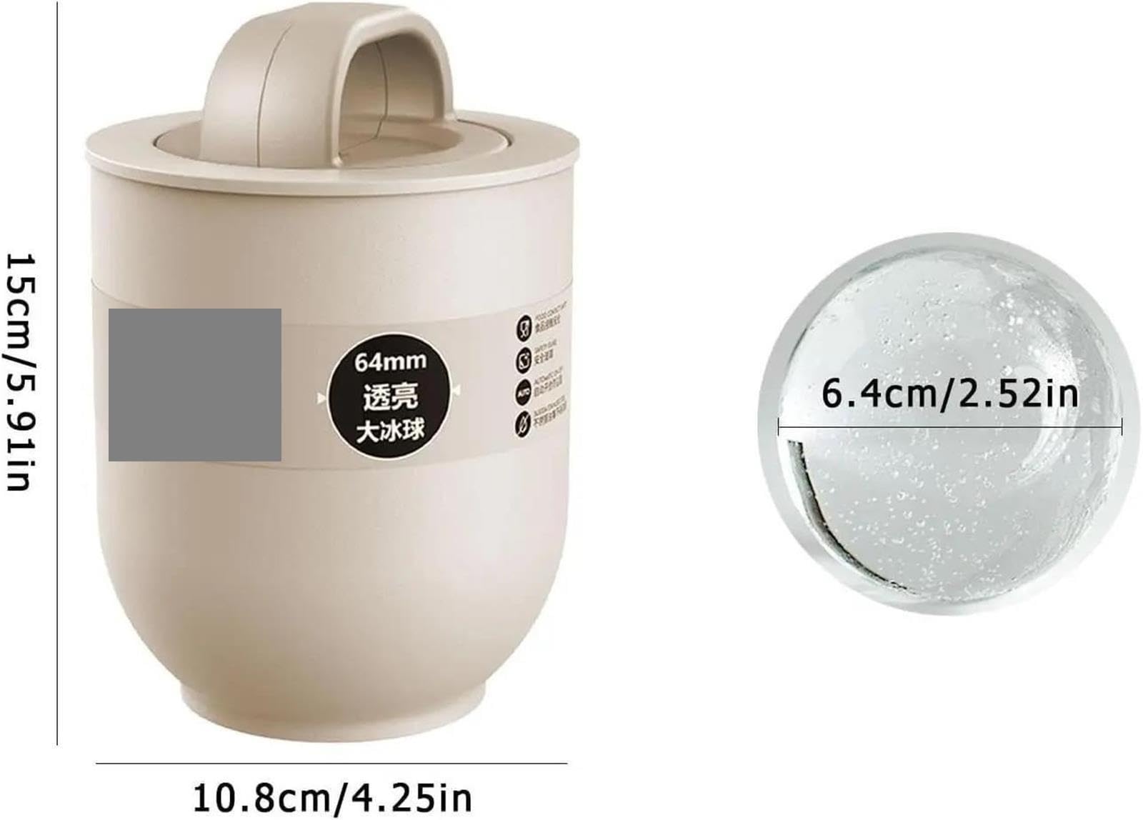 Hielo Redondo Máquina for hacer bolas de hielo redondas 2,5 pulgadas