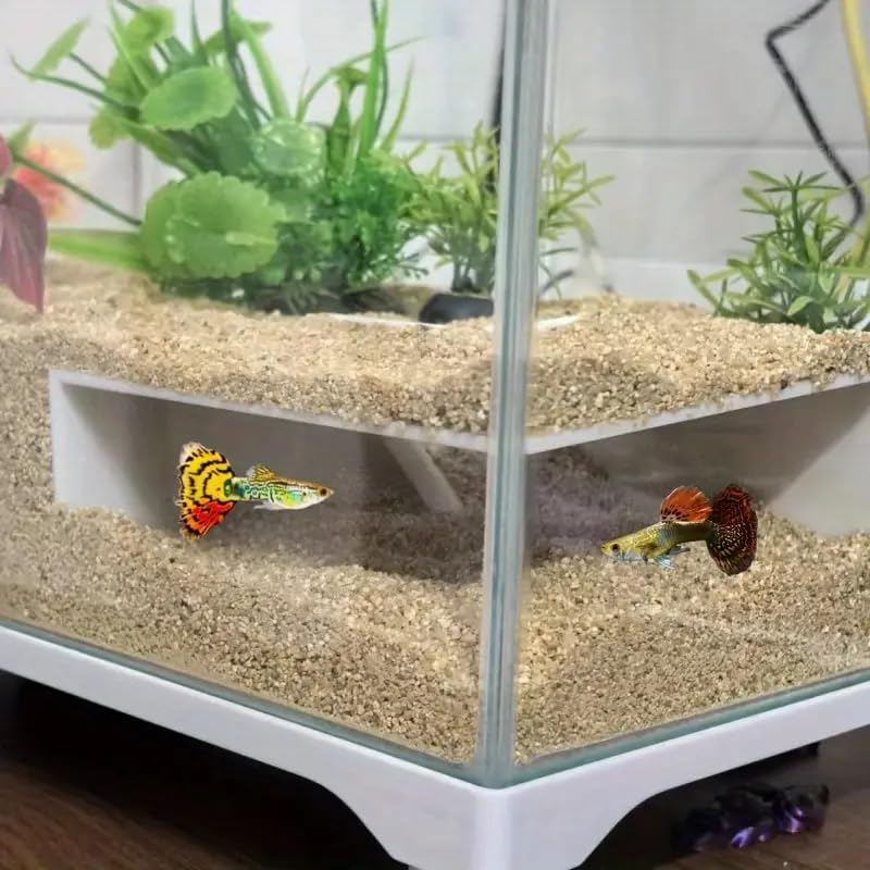 Aquarium Tunnel Für Garnelen & Fische - Unterirdisches Versteck 12,5cm Schwarz