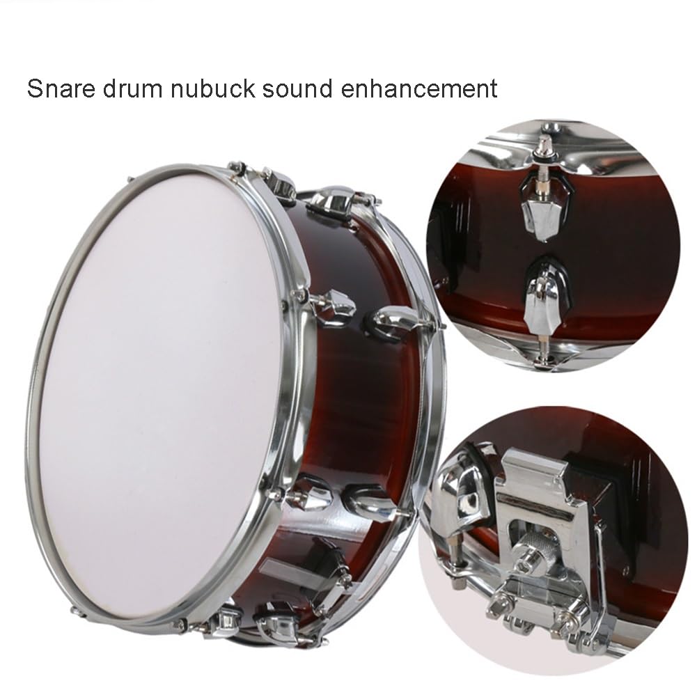 Batería para Adultos, batería Completa de 5 Piezas para Adultos, Kit de percusión para Instrumentos Musicales, para presentaciones en el Escenario para Principiantes(A)