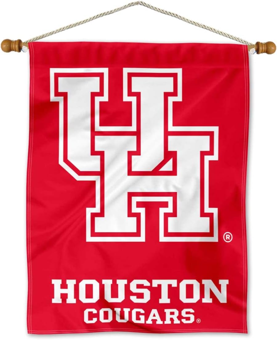 Houston Cougars Banner with Hanging Pole