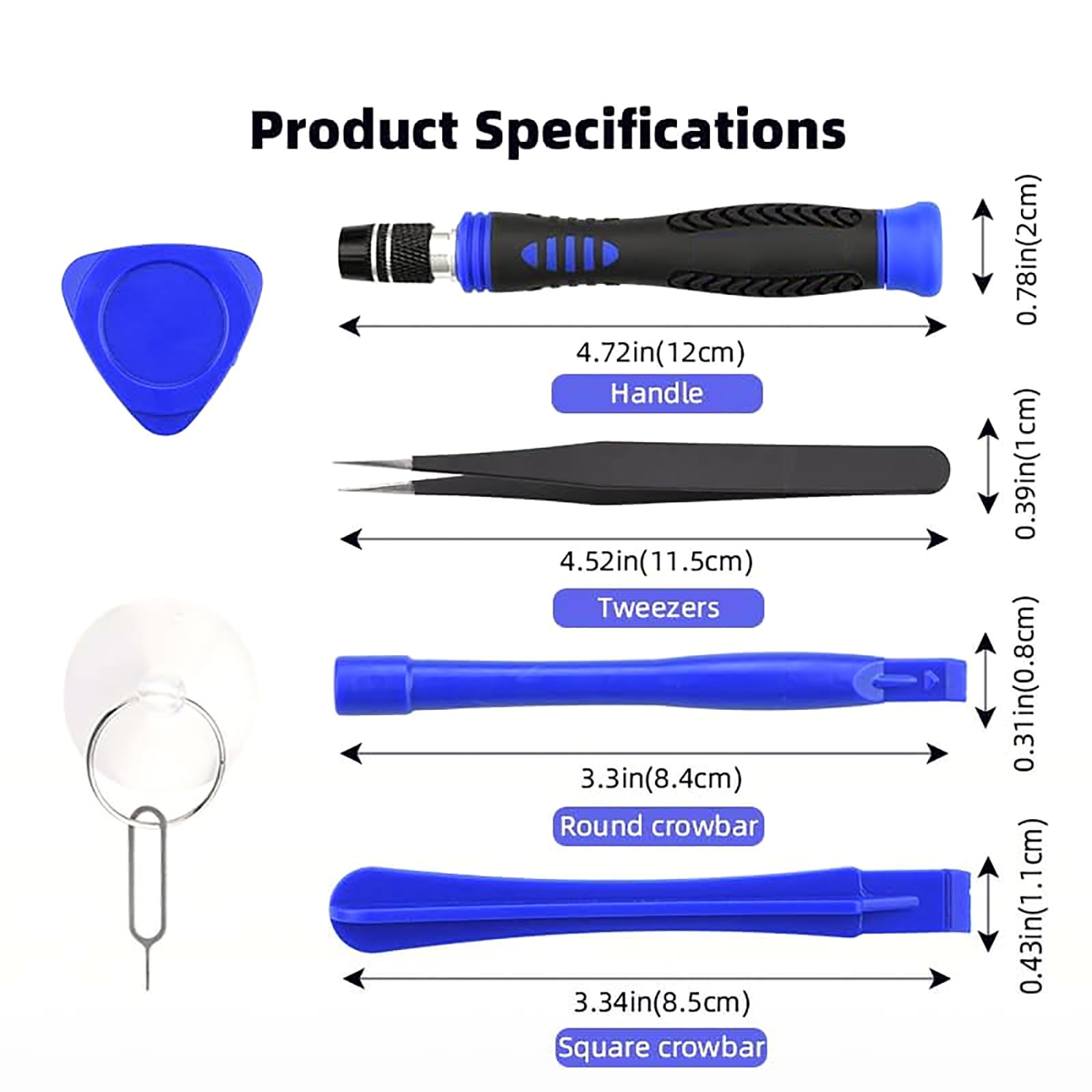 TsoLay Kit di Attrezzi per La Riparazione di Droni, Set di Cacciaviti di Precisione, Punte Magnetiche di Precisione/cacciavite Telescopico/Coperchio Posteriore Girevole, Acciaio Legato per Droni