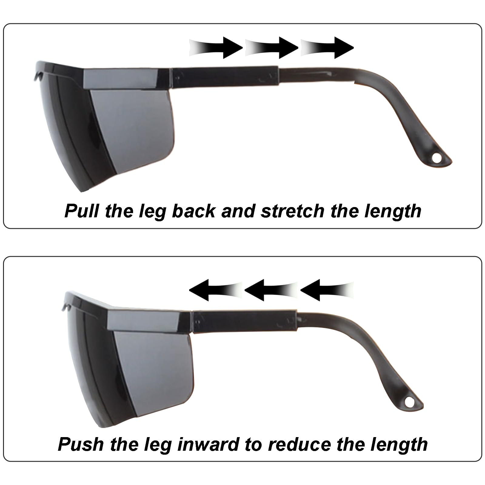 190-540nm Laser Safety Glasses, Eye Protection Goggles-Safety Glasses for Laser Cosmetology Operator Eye Protection and Laser Hair Removal Treatment, Sport Sunglasses for Biking Outdoor Hiking - Image 4