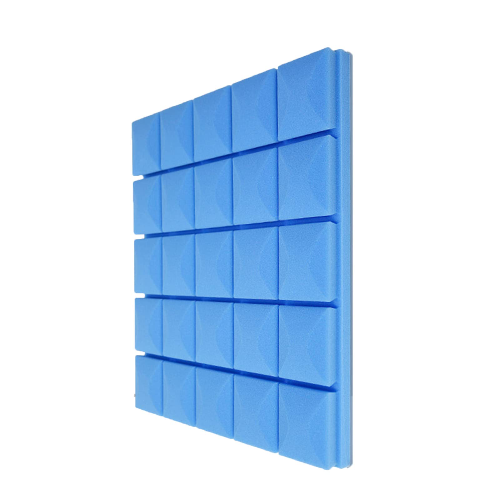 Dźwiękochłonne panele piankowe, miękkie i trwałe płytki z pianki akustycznej 10 szt. 50 * 50 * 5 cm Gąbka dźwiękochłonna Studio KTV Dźwiękoszczelna naklejka ścienna (D 50 * 50 * 5