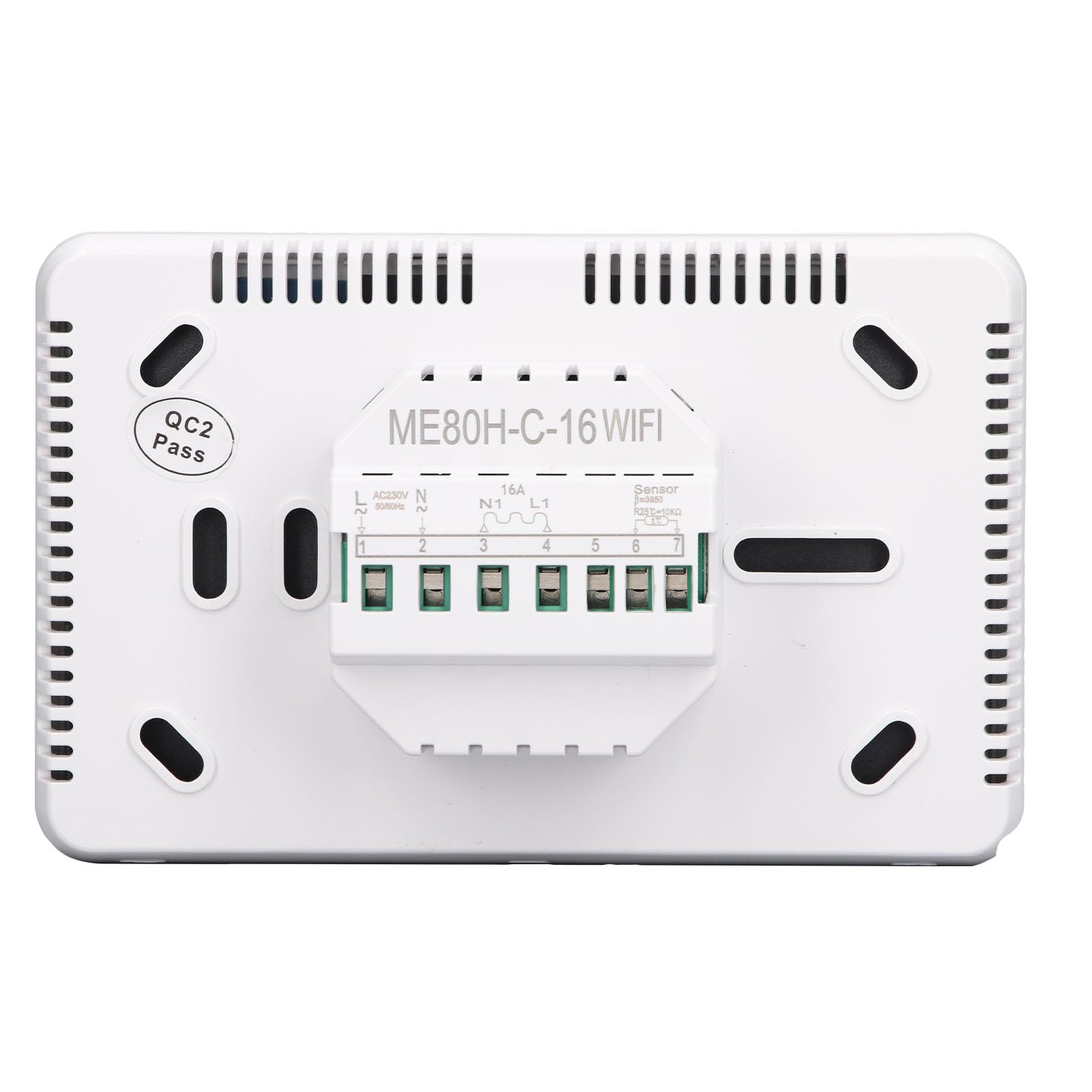 Cocoarm Fußbodenheizungsthermostat, Programmierbarer Digitaler Thermostat AC230V 16A mit 4,3-Zoll-Touchscreen, 41 Bis 203 Grad Fahrenheit-Steuerung, 7-Tage-Zeitplan für Home-Office-Hotel (WiFi)