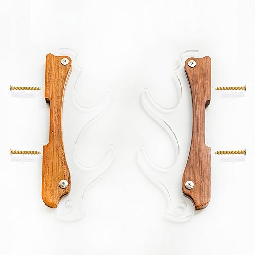 Miniatura 4 de Soporte de pared Katana de acrílico transparente para armas, soporte de pared para espada, soporte de espada samurái, soporte de exhibición