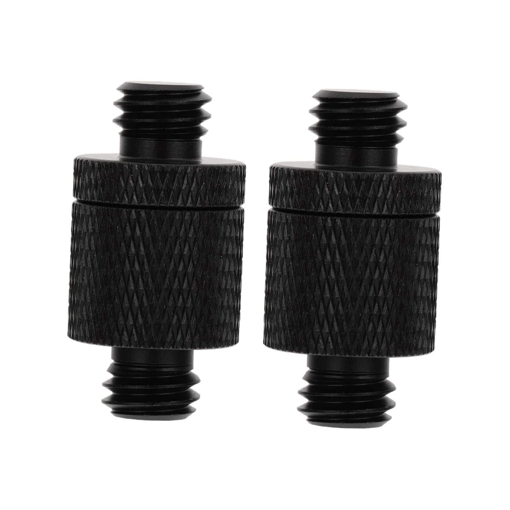 VANZACK 4Pcs Durable Microphone Rack Screws for Camera Accessories Black Camera Bolts with Complete Thread Non Slip Design for Stable Mounting Compatible with Mic Stands