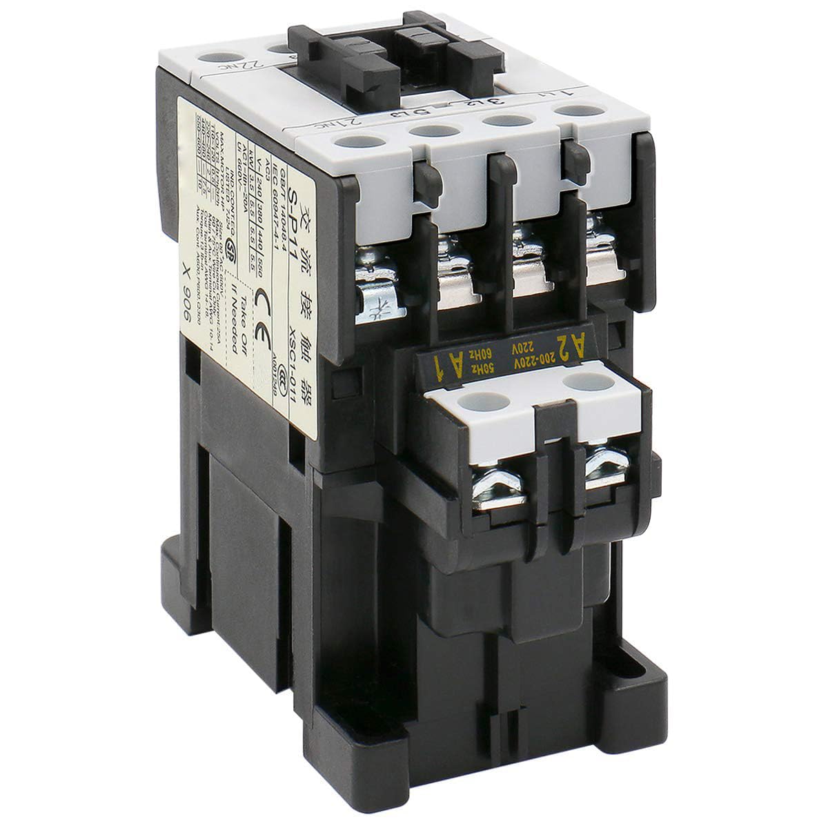Heschen Magnetschütz, S-P11, 3 Phasen NO, 220 V 50/60 Hz, für Stromkreissteuerung