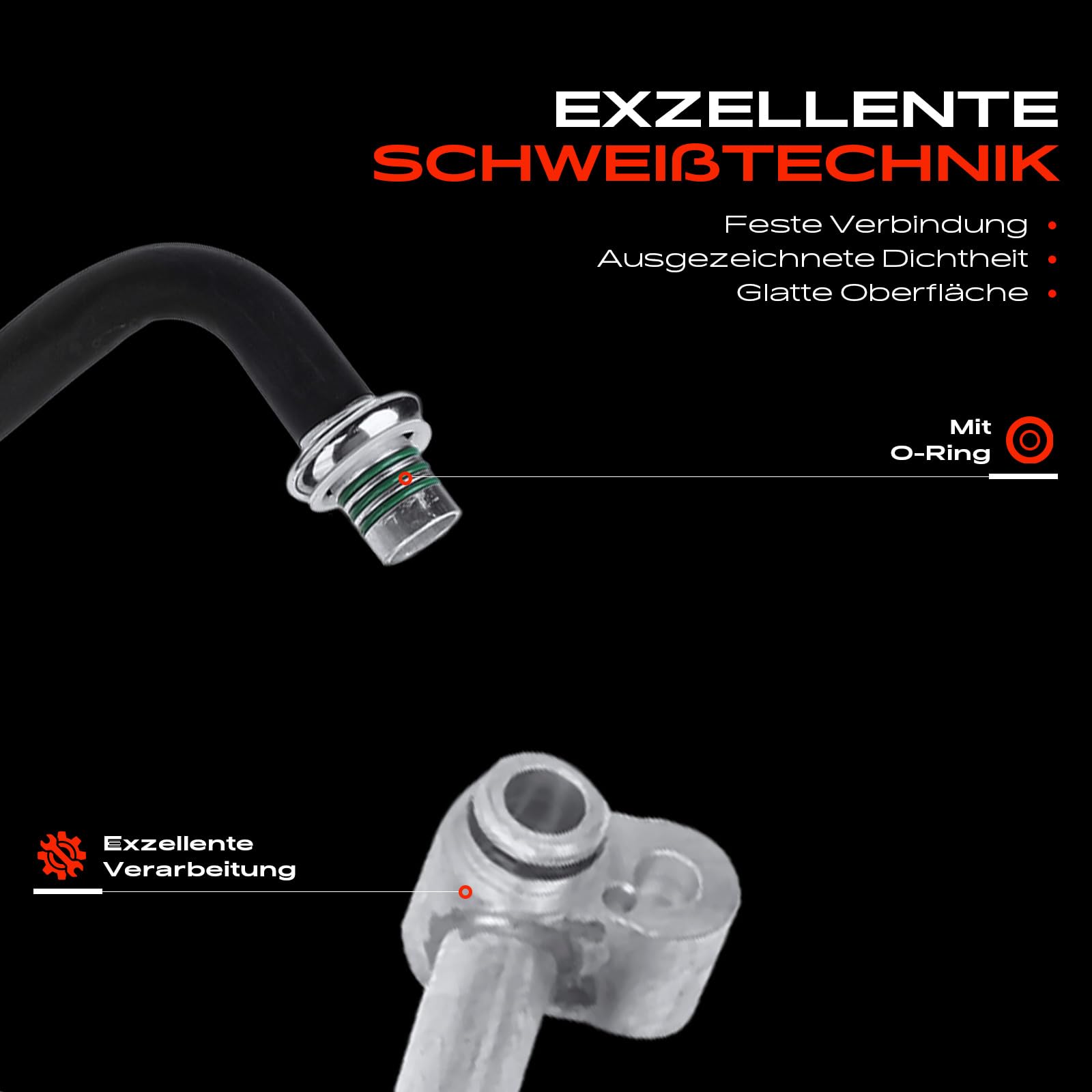 Frankberg Klimaleitung Druckleitung Kompatibel mit Galaxy WGR A-l-h-a-m-b-r-a 7V8 7V9 S-h-a-r-a-n 7M6 7M8 7M9 1.9L 2.0L MPV 1995-2010 7M3820743K