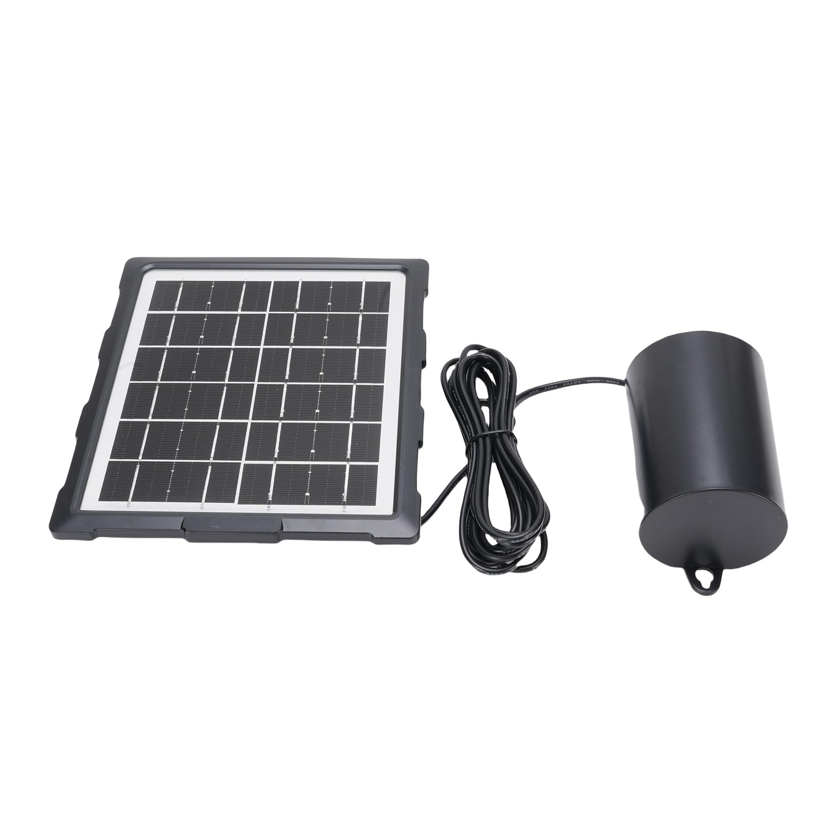 Naroote Batteria da 2400 MAh, Pompa Aeratore a Ossigeno Solare con Autonomia di 60 Ore, per Acquario, Pesci, Laghetto, 3 modalità, IP65, Ossigenazione dell'acqua con Pannello Solare, Aerazione