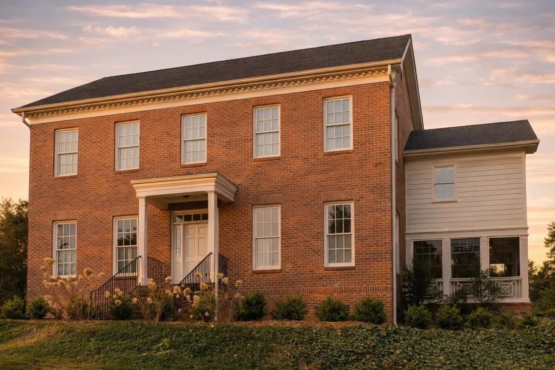 8-1980 HOUSE PLAN - Colonial Revival House Plan with Floor Plans & CAD Designs