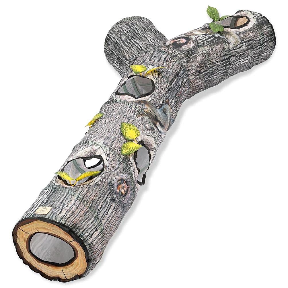 Katzenspielzeug,3-Wege Katzentunnel,Faltbar Katze Spieltunnel,Interactive Tunnel Tube Für Kätzchen, Welpen, Kaninchen, Kleine Hunde,150x65x25cm