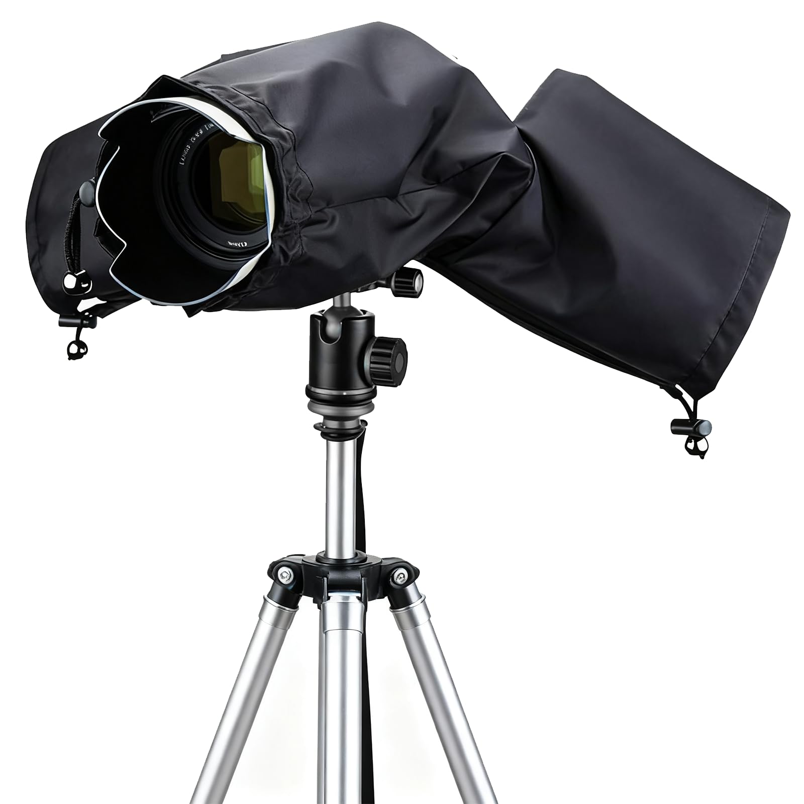 Copertura Antipioggia per Fotocamera DSLR, Nikon Df D90 Z7 Z6 Z50 D780 D850 D810 D800 D610 D3500 D3400 D5600 D7500 Canon EOS 7D 5D 850D 800D 760D Sony A99II A77II, Ideale per Fotografia all'Aperto