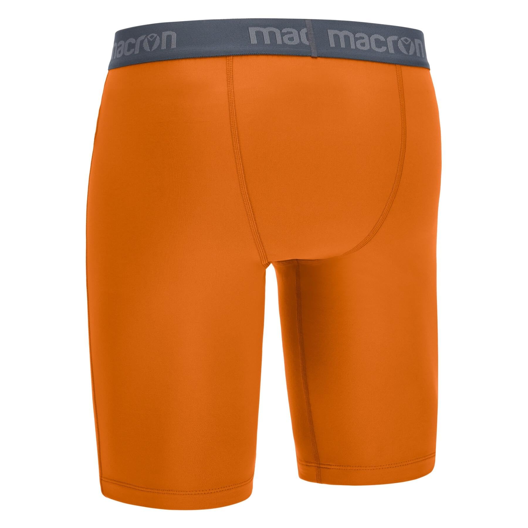 Macron Bermuda Scaldamuscoli Oak Calcio Sport Arancio Fluo