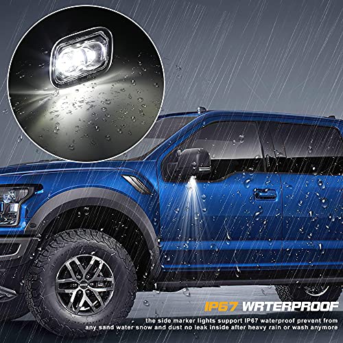 Lámparas LED para espejos Ford F-150 F-250 F-350 Pack 2 miniatura 3