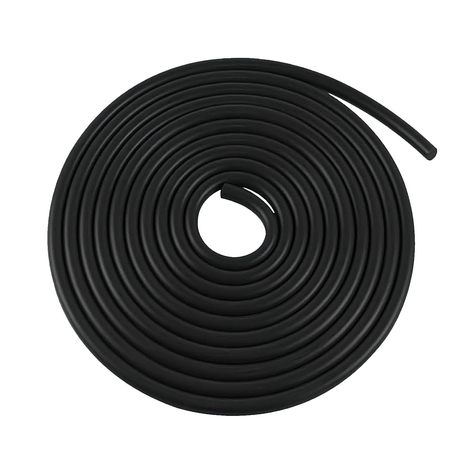 Bjhyiz Black Backer Rod For Gaps And Joints, 6Mm X 10M Foam Rubber Seal Concrete Filler Rope Caulk Saver Round Seal Strip Weather Stripping For Doors Windows Gaps