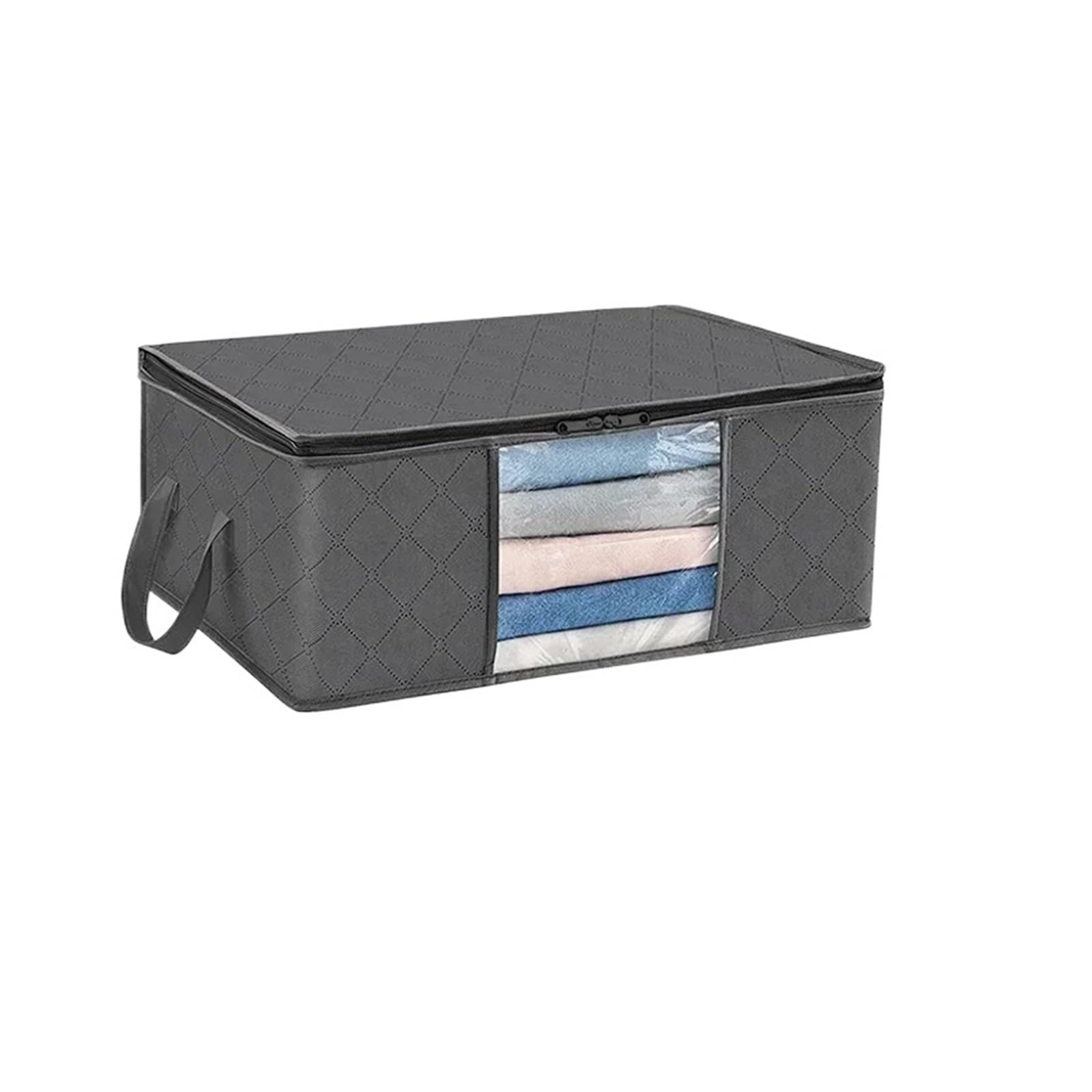 Large Foldable Storage Bags, Closet Organizer for Clothes & Blankets(1pcs 35L)
