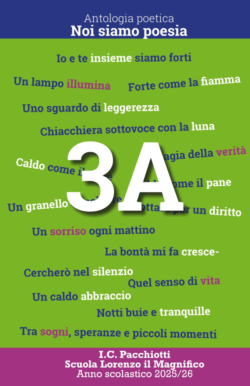 Noi siamo poesia - I.C. Pacchiotti - Scuola Lorenzo il Magnifico 3A:: Antologia poetica 2025/26 (Noi siamo poesia - Antologia poetica)