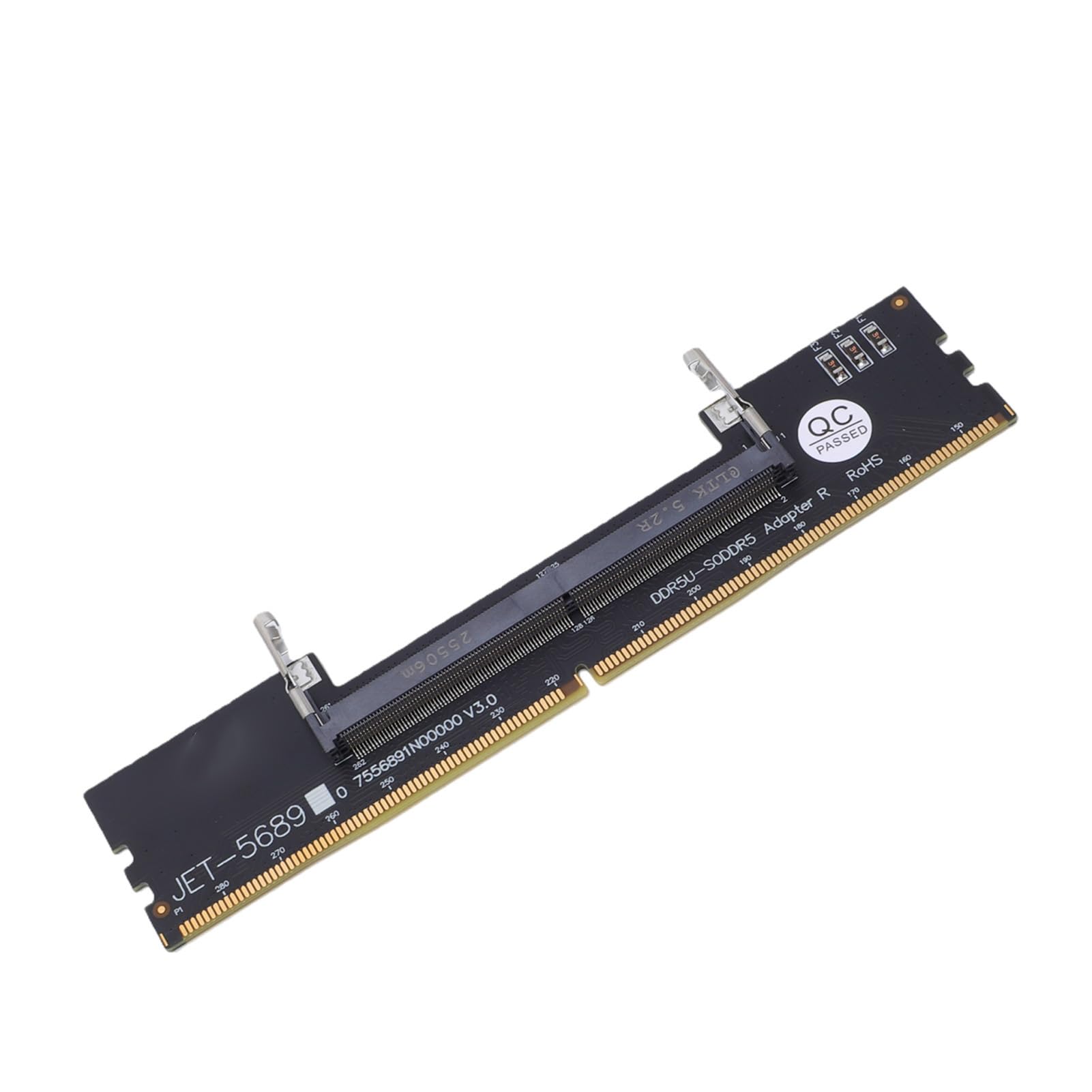 SEAFRONT Adapter DDR5 U-DIMM na SO DDR5 RVS Konwerter Pamięci Laptopa na Komputer Stacjonarny do Naprawy Komputera z Bezpiecznym, Stabilnym środowiskiem Testowym