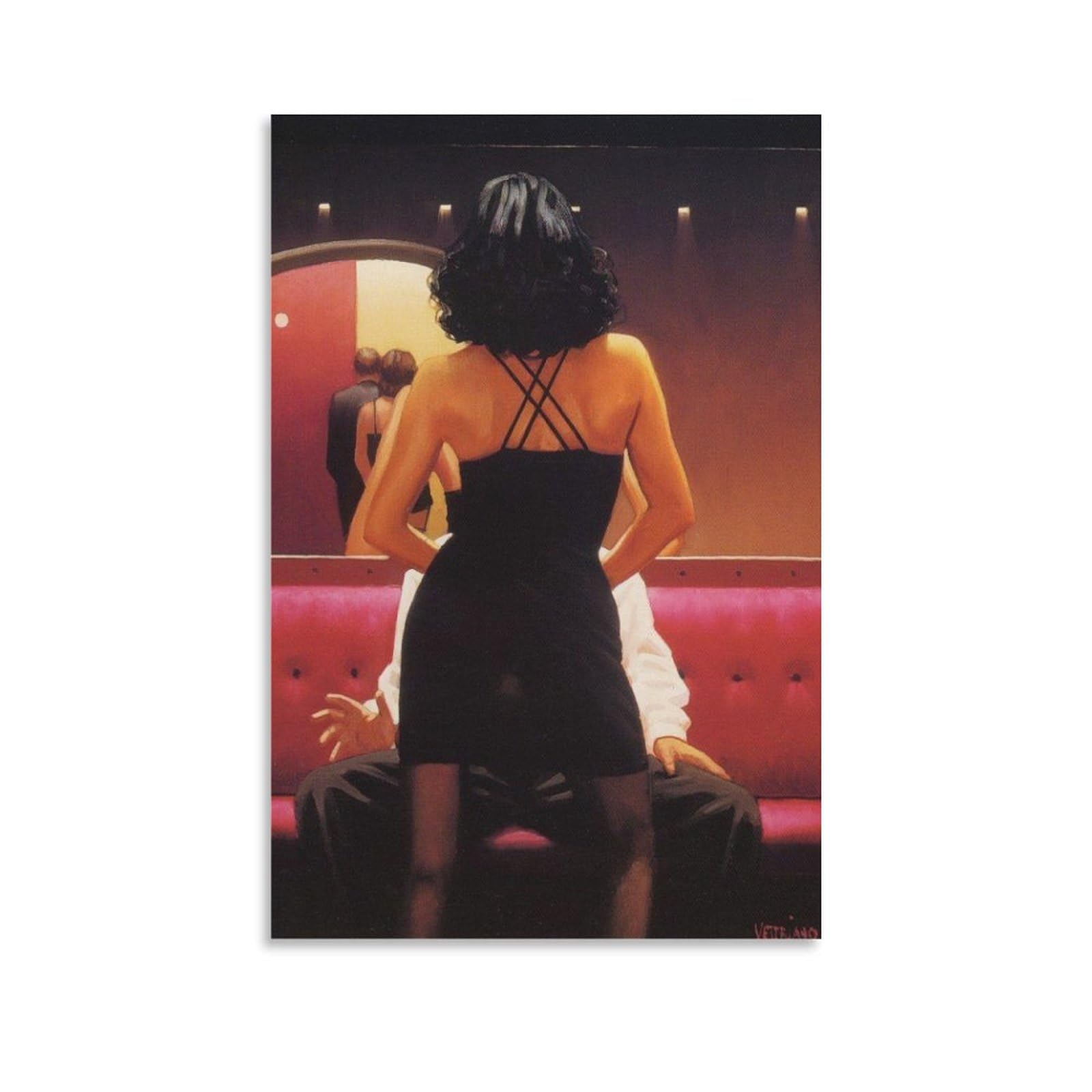 Private Dancer by jack_vettriano Wall Art Prints Poster Painting On Canvas Wall Art Poster Scroll Picture Print Walls Decor Home Posters 24x36inch(60x90cm)