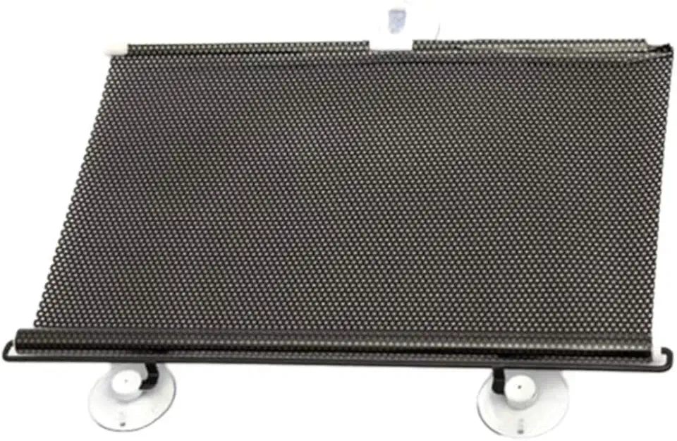 GARNECK Persianas blackout temporárias livres - Persianas perfuradas com ventosa de sucção para varanda, cortina blackout portátil para porta de janela 125 x 50 cm