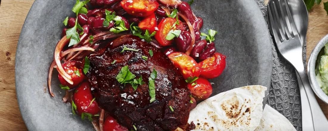 8x TULIP 500 g Mini-Haxe | Nach Slow Cooked Prinzip vorgegart | Vakuumverpackt | einfach im Backofen oder auf dem Grill zubereiten | in ca. 20-25 Minuten fertig | Schweinshaxe ohne Kühlung