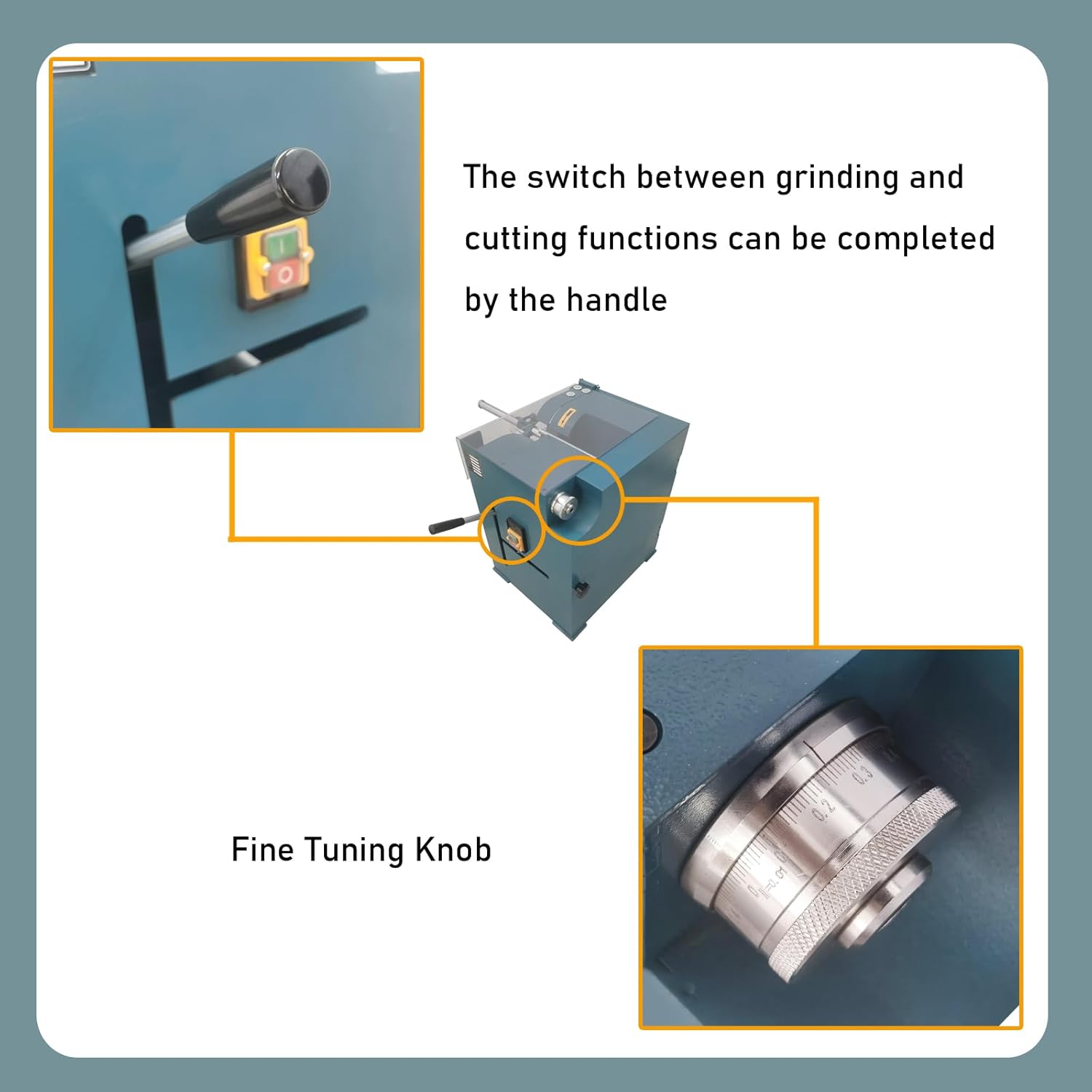 11.8inch Rotary Cutting-off Grinding Machine Pin Cutting Machine for Hardware Processing Workshop Workpiece Processing 110V 1100W