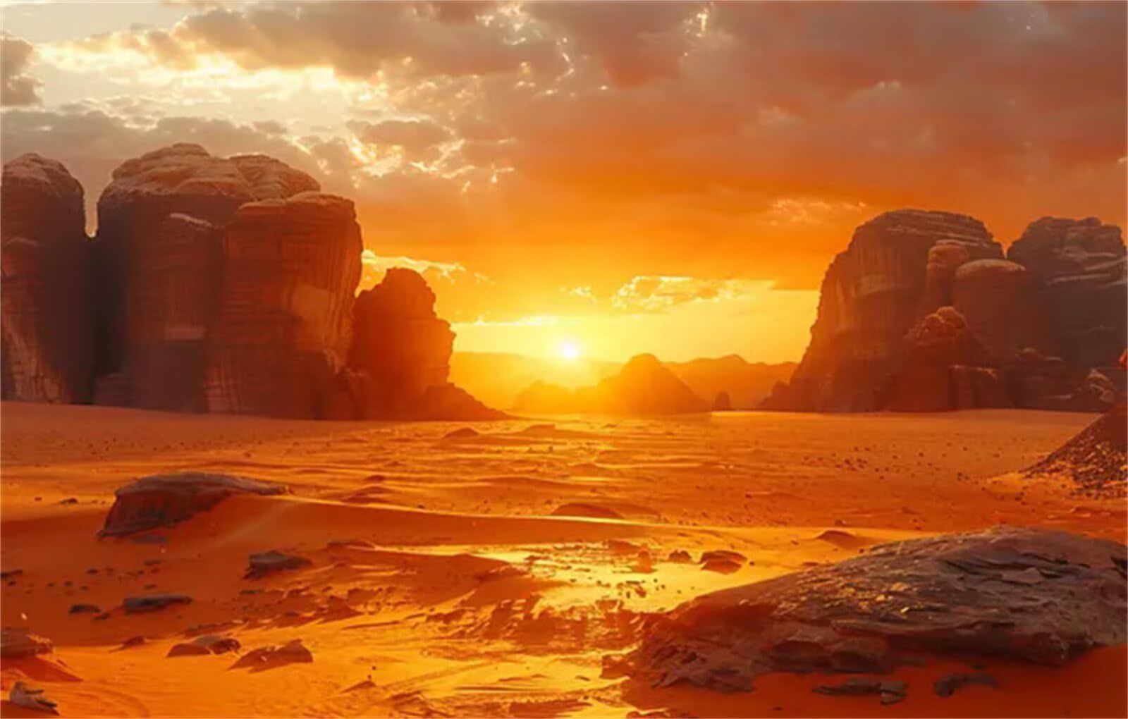 Puzzle 3000 Pezzi per Adulti,Puzzles Artistico,Paesaggio del tramonto dorato puzzle Fai da te Intrattenimento Creativo, puzzles Classico Regali per la casa