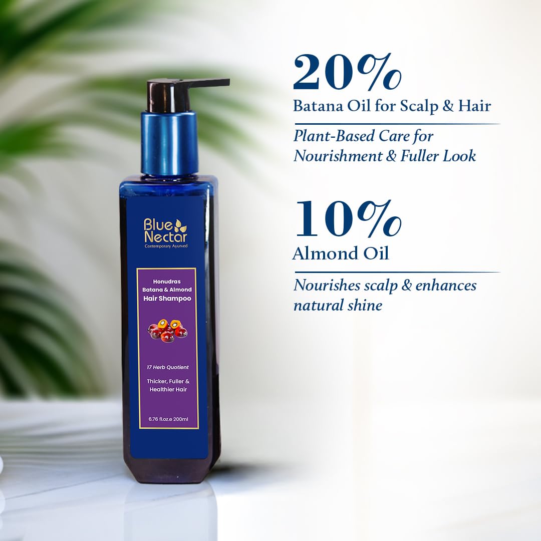 Buy Blue Nectar Batana Hair Shampoo for Fuller & Stronger Hair
