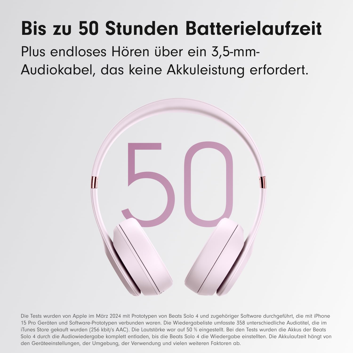 Beats Solo 4 - Kabelloser Bluetooth On-Ear Kopfhörer – Bild 3
