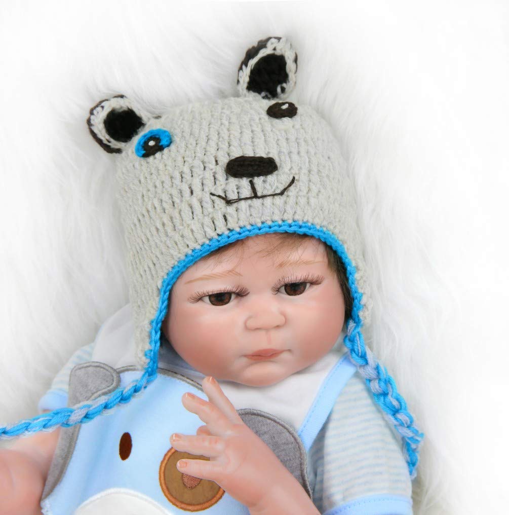 ZIYIUI 50 cm 20 Inch Reborn Zachte Siliconen Vinyl Pop Reborn Babypop
