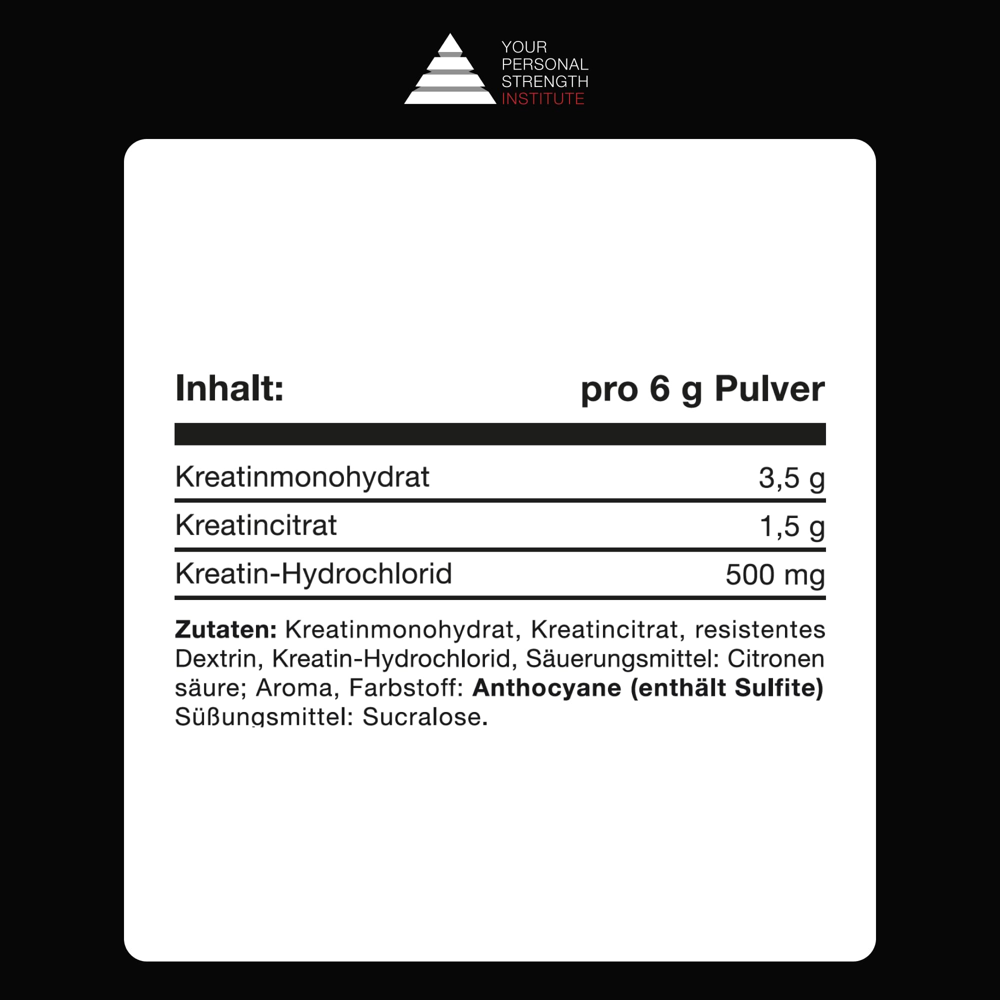 YPSI Creatin Komplex - Dreifach Kreatin Komplex mit Kreatin Monohydrat, Kreatincitrat und Kreatin-Hydrochlorid - Vegan - Pulver - Schwarze Johannisbeere-Geschmack - 240 g (40 Portionen)