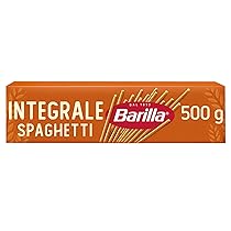 Barilla Pasta Spaghetti Integrali, Pasta Lunga di Semola Integrale di Grano Duro – 500 g