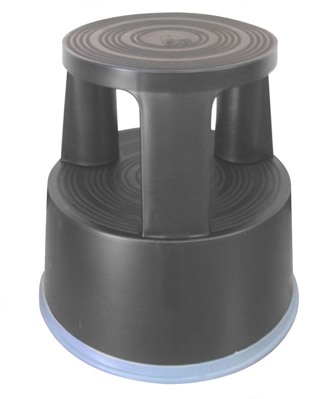 QCONNECT PLASTIC STEP STOOL DARK GREY