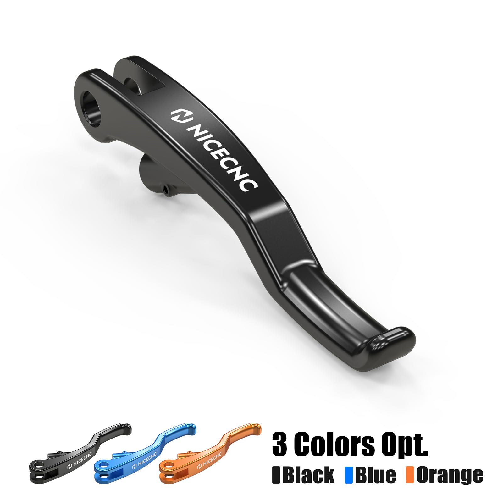 NICECNC Leva frizione Shorty per moto Compatible with 701 Enduro 2016-2021, Compatible with 1190 Adventure 2013-2017, vedi accessori, nero