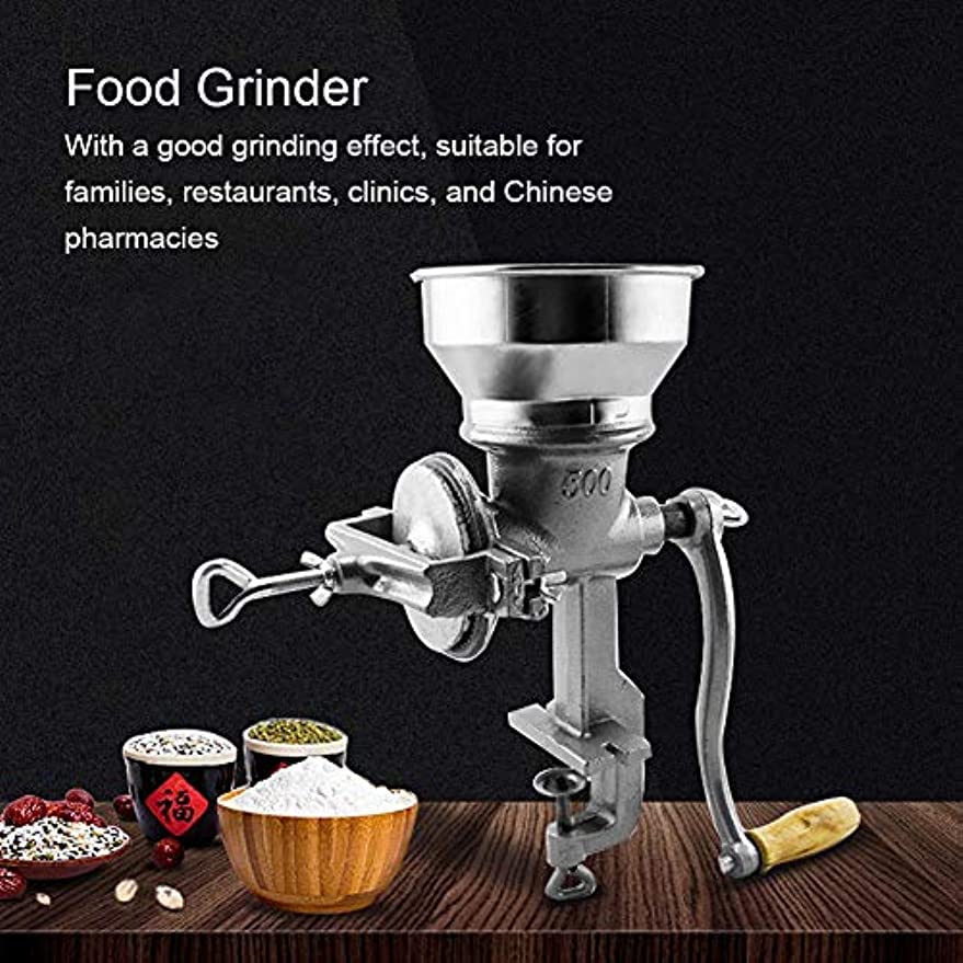 Amazon｜ハンドクランク製粉機-家庭用手動食品粉砕機穀物医学製粉機
