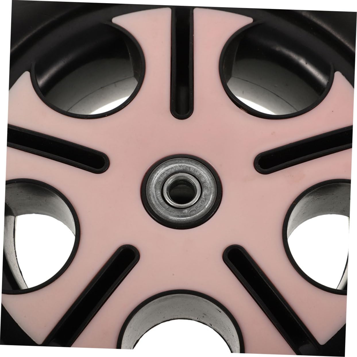 ifundom Ruote per Triciclo Bambini 2 Pezzi in Plastica Rosa Foro 0,8cm, Leggere e Facili da Installare, Adatte a Scooter e Biciclette per Ragazzi e Ragazze