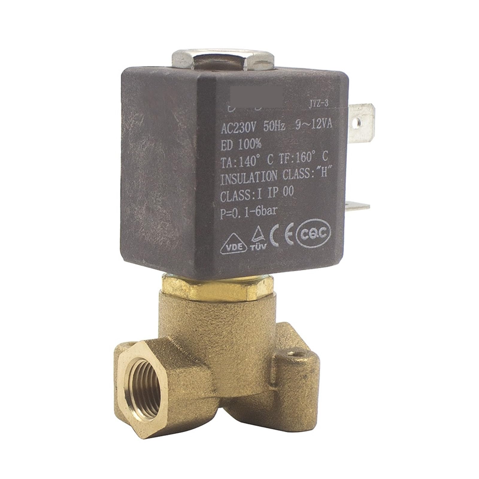 Électrovanne JYZ-3 en laiton AC 230V à 2 voies pour vapeur de fer à repasser