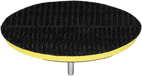 Miniatura 4 de HIFROM Almohadilla de respaldo de gancho y bucle de 7 pulgadas7.087 in, pulidora orbital, almohadilla de lijado, adaptador de taladro M14