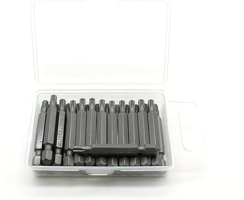 Miniatura 5 de 25 piezas T20H a prueba de manipulaciones Torx 6 puntos 2 pulgadas Destornillador puntas de inserción