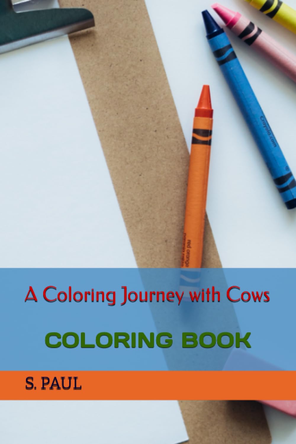 A Coloring Journey with Cows: COLORING BOOK