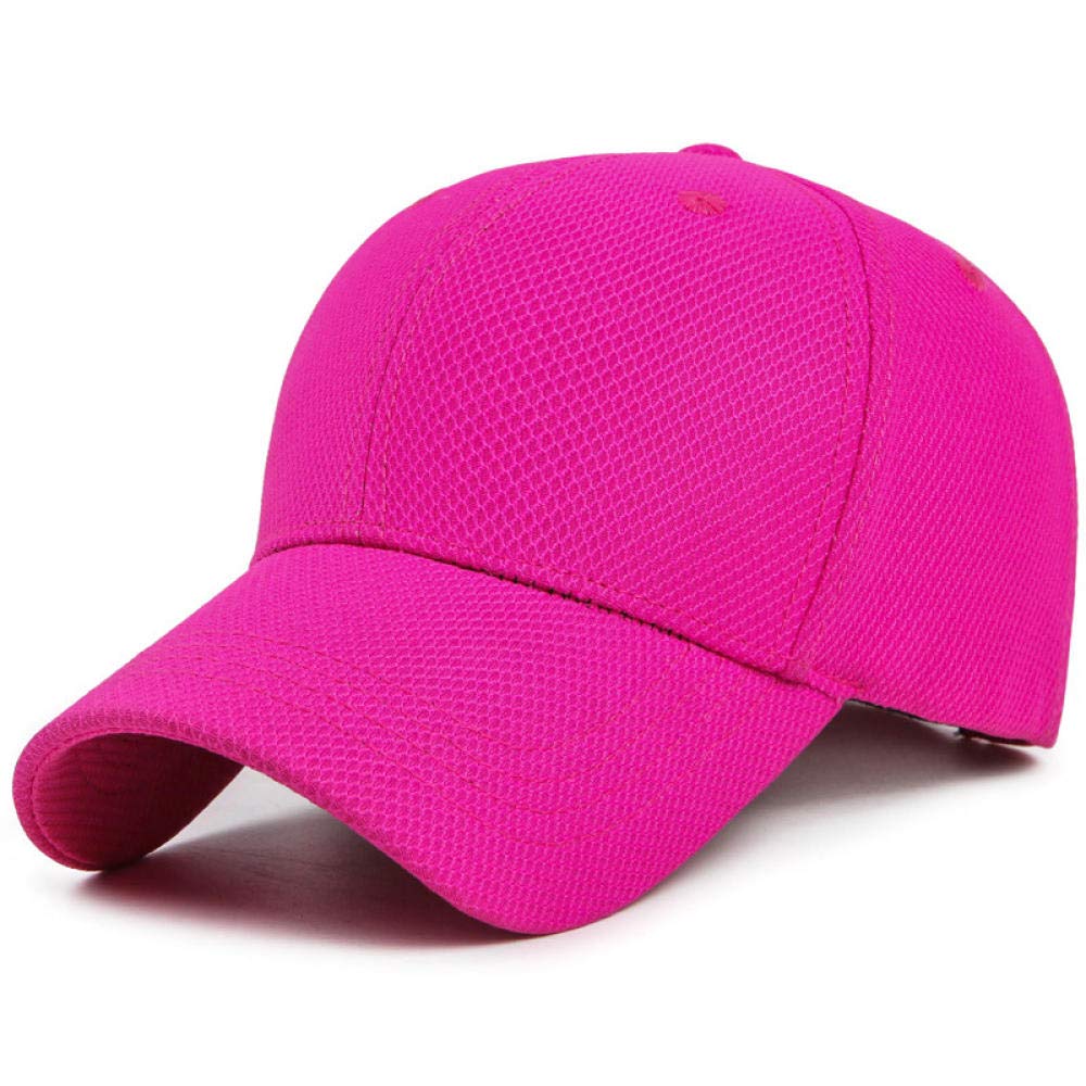 Casquette de running homme femme visière sport filet casquette baseball rouge