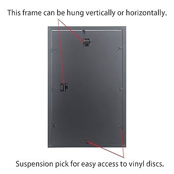 Amazon.co.jp: Mxtallup 7インチ ビニールレコードフレーム 壁用