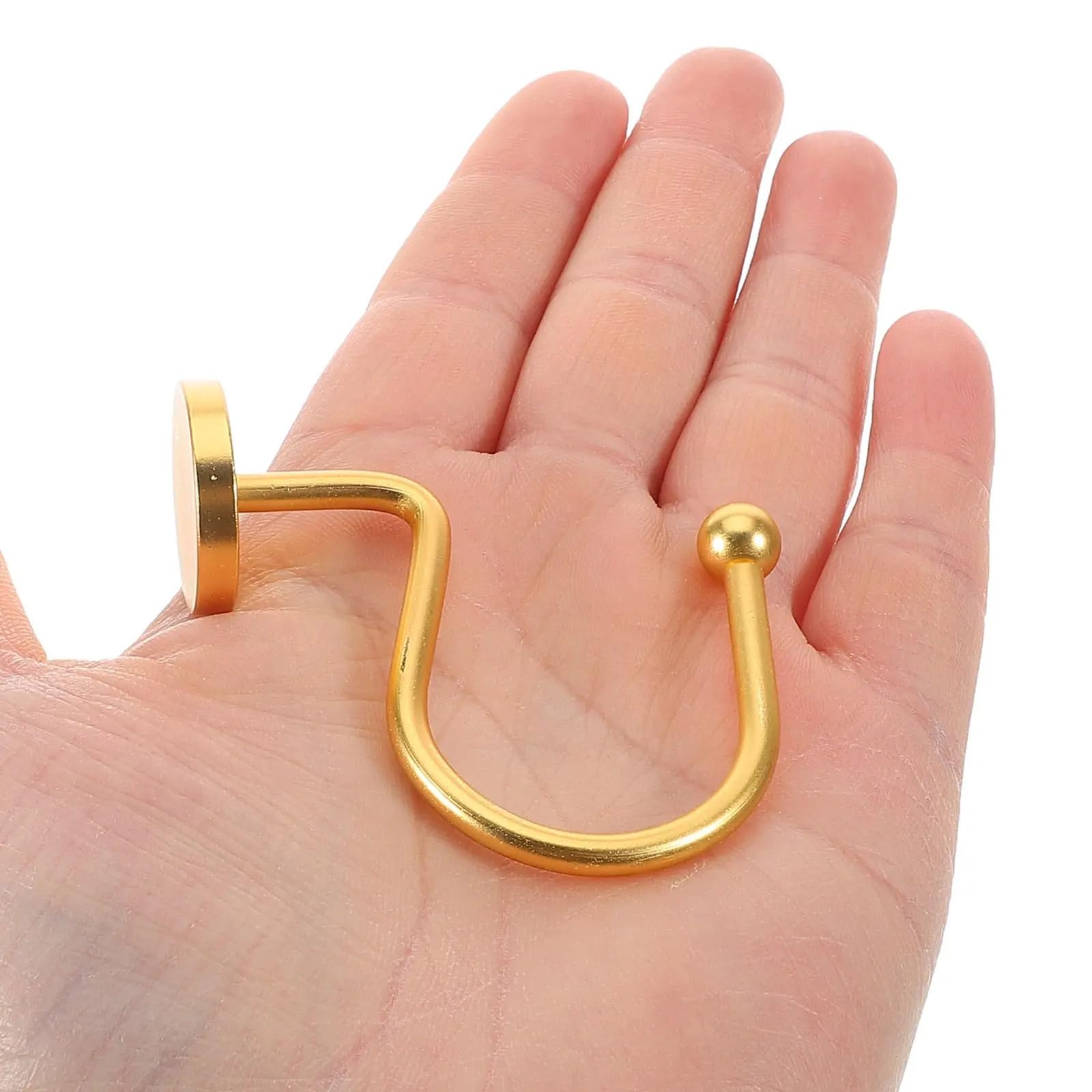 Anelli per Tenda da Doccia Ganci for tende da doccia 12 pezzi | Ganci decorativi for aste da bagno con anelli metallici dal design a bottoni rotondi