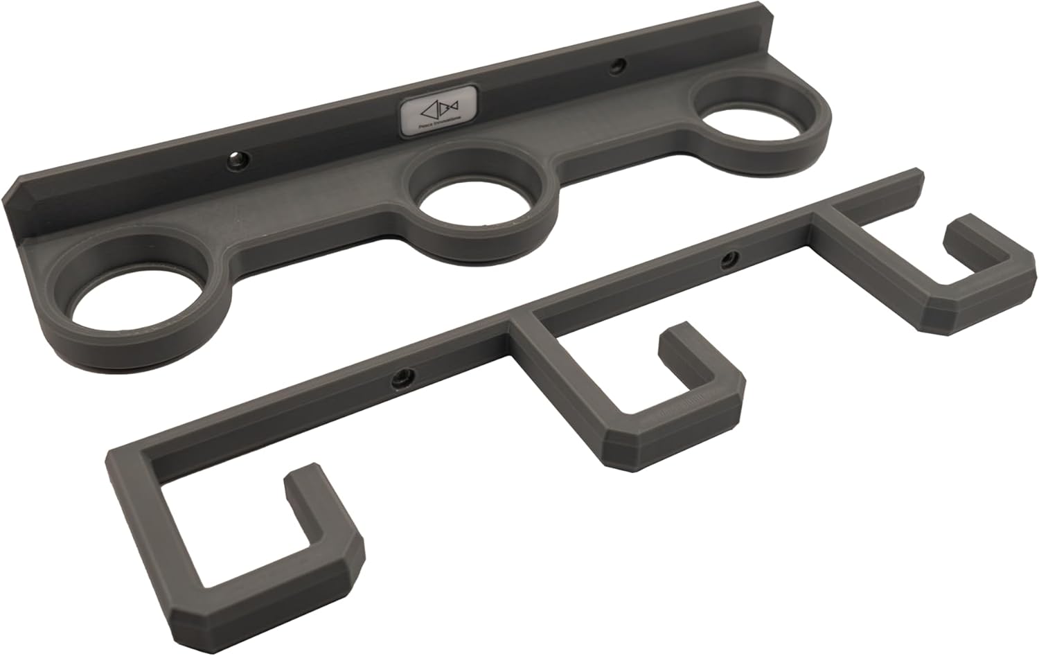Fishing Rod Holder — 3-Rod Rack for Ceiling, Wall or Vertical Mount | Garage Storage, PETG, Made in USA