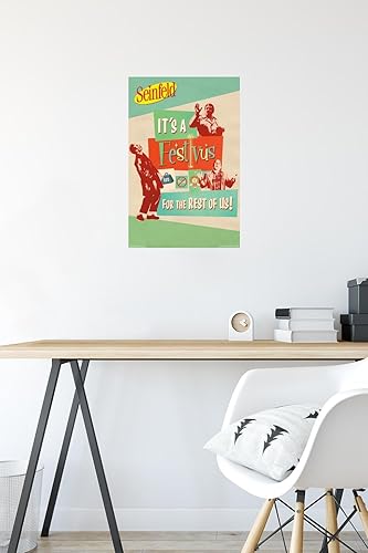 Miniatura 4 de Trends International Seinfeld - Póster de pared Festivus, 14.725 x 22.375 pulgadas, versión premium sin marco