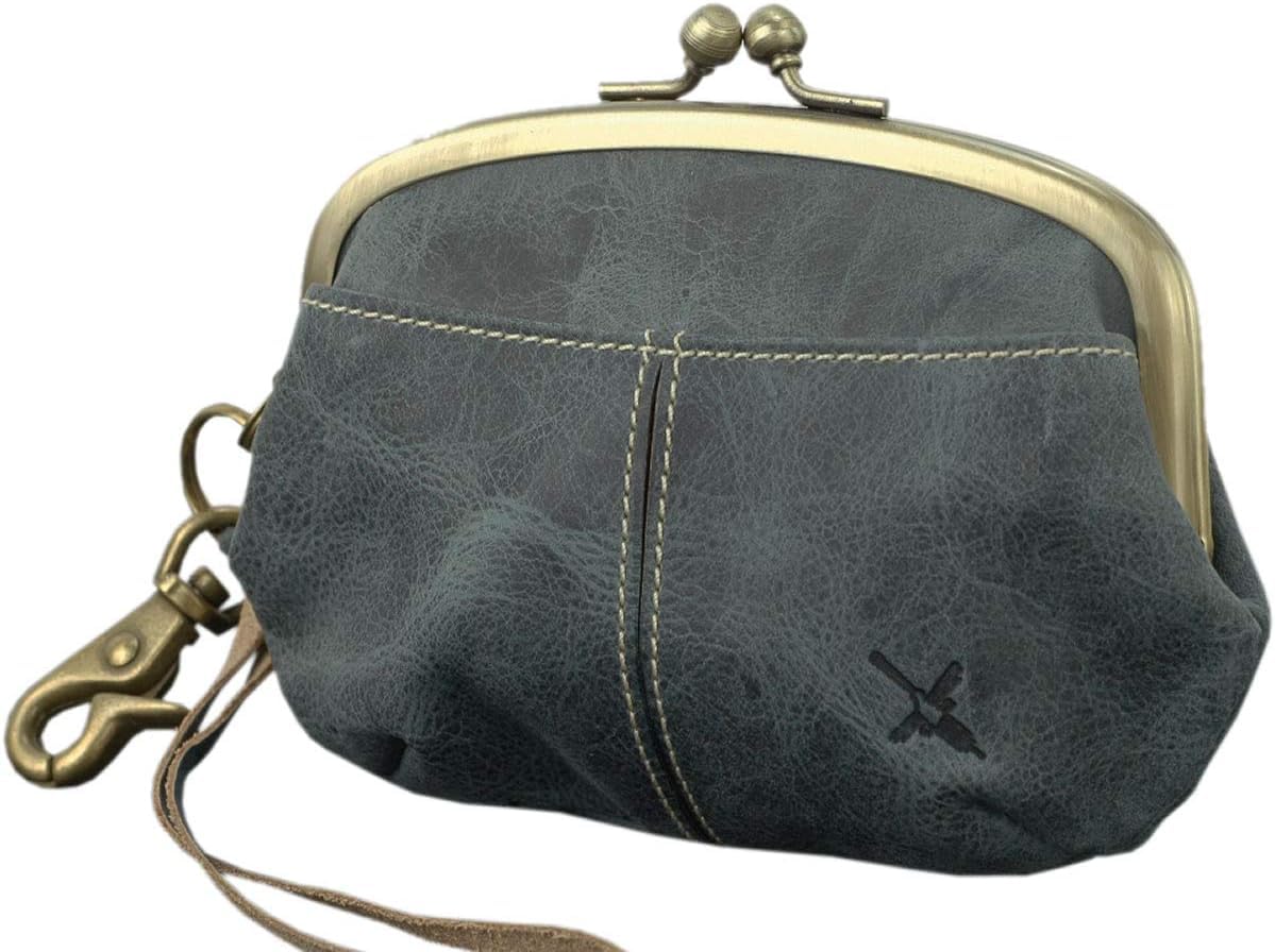 Amazon | Ain Soph(アインソフ)DA33-HP ガマ口財布 (ブルー) | Ain