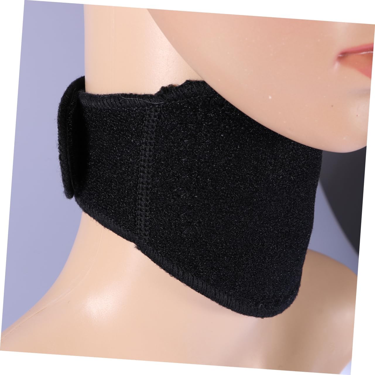 Self Heating Tourmaline Neck Brace Magnetic Therapy Neck Support for Cervical Protection Soft Comfort for Men Women Black