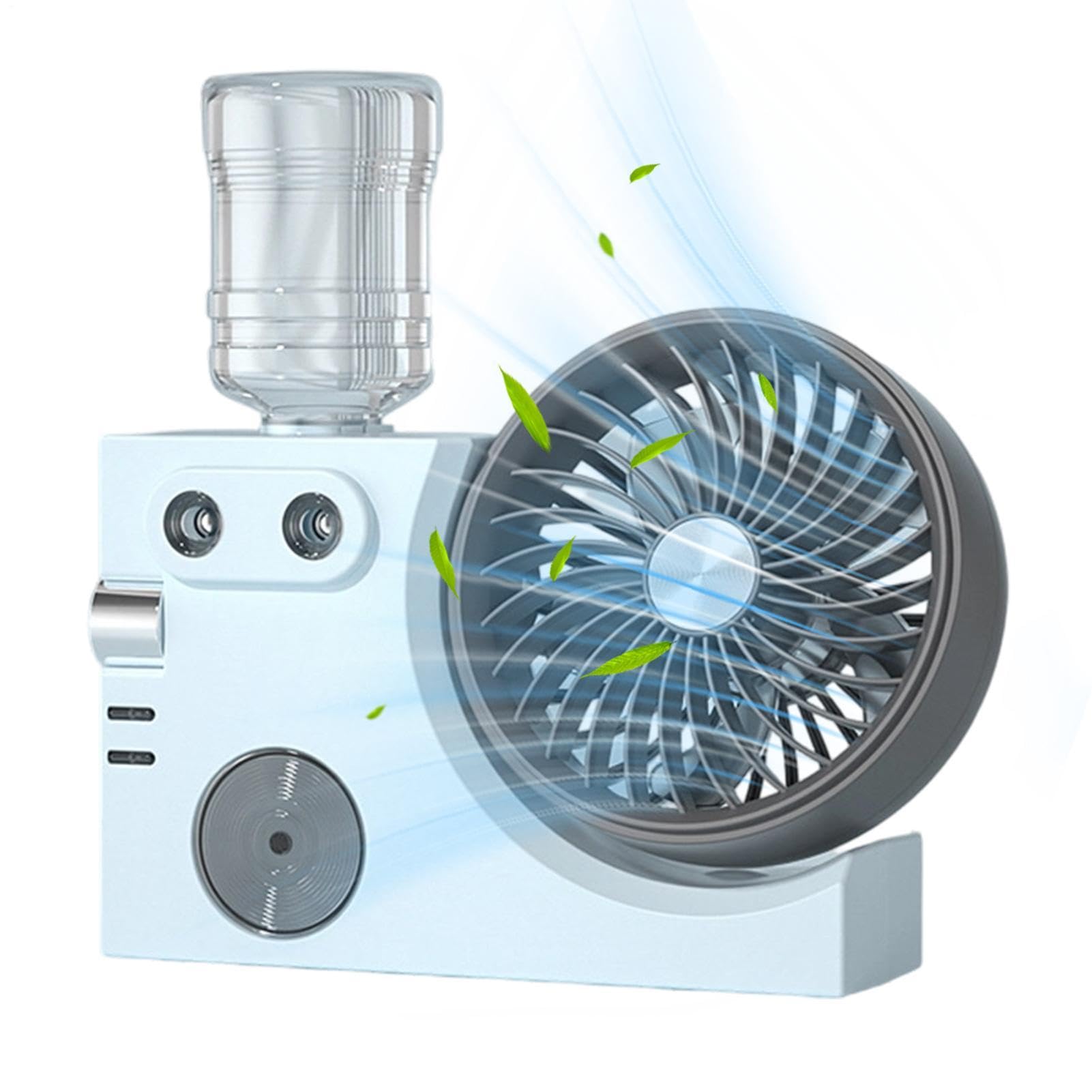 Ventilatore Portatile Con Nebulizzazione Circolatore Di Aria Da Tavolo